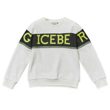 ICEBERG Neon Logo Stripe Sweatshirt