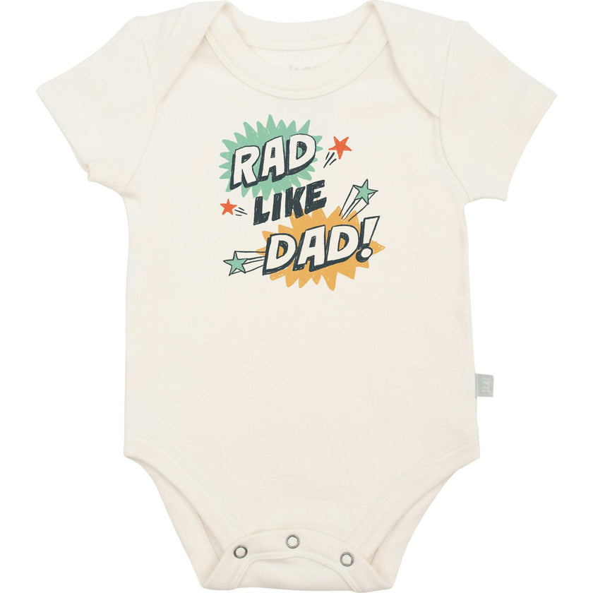 graphic bodysuit | rad like dad explosion