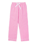 Women's Hepburn Gingham Pink PJ Pants