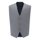 Gray Micro Print Vest & Bowtie