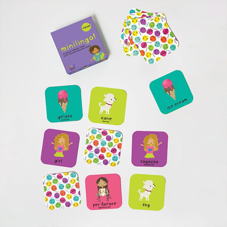 Minilingo, Italian/English Flashcards
