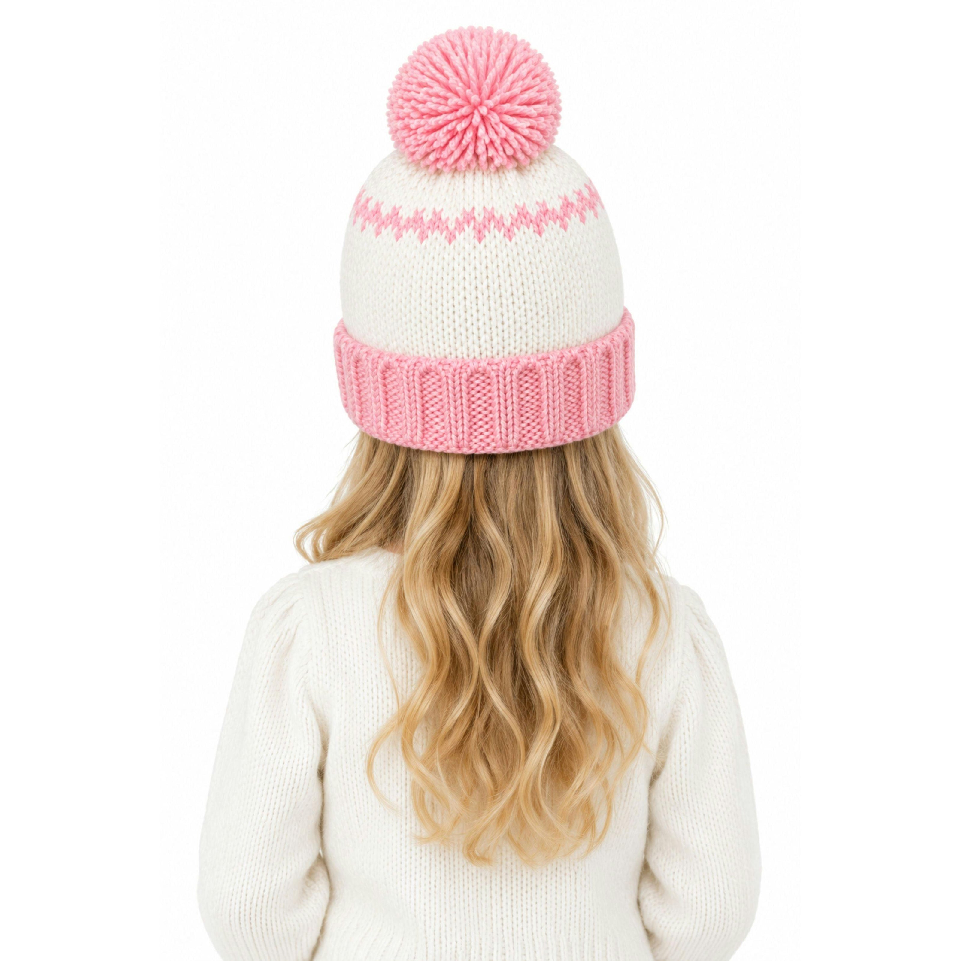 Holiday Bow Wreath Bobble Hat