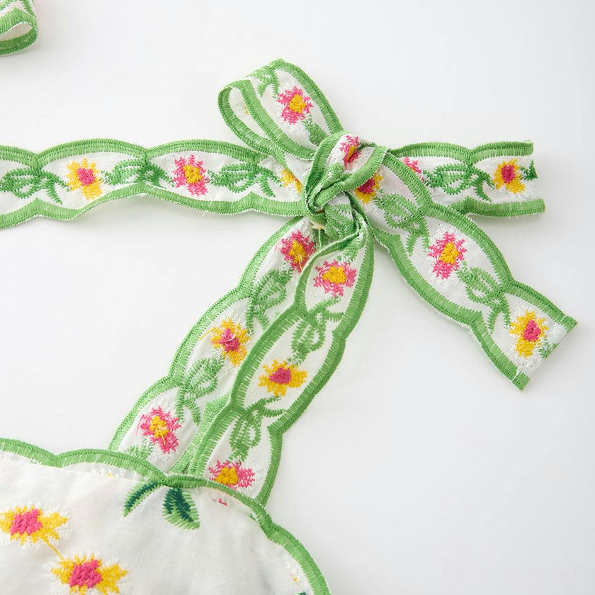 Kaylee Cotton Embroidered Maxi Dress