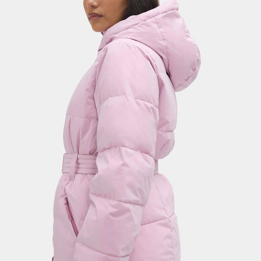 Hedy Belted Puffer Amethyst