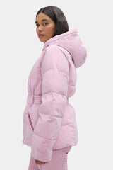 Hedy Belted Puffer Amethyst