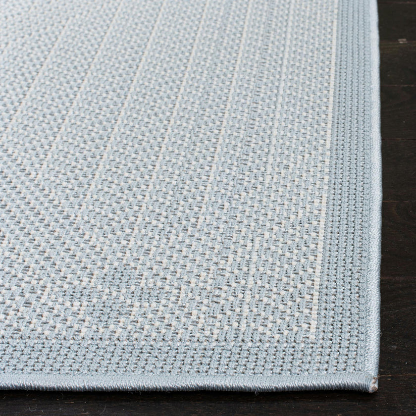 Bermuda Sienna Indoor/Outdoor Rug, Light Blue
