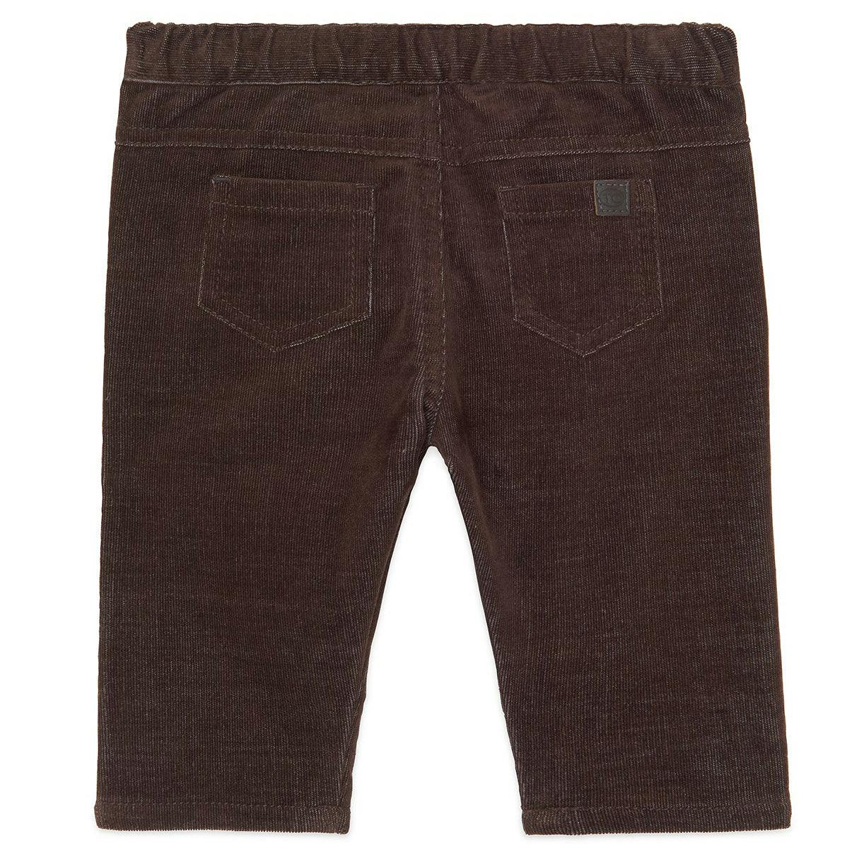 TARTINE ET CHOCOLAT Micro Cord Baby Trousers - Chocolat