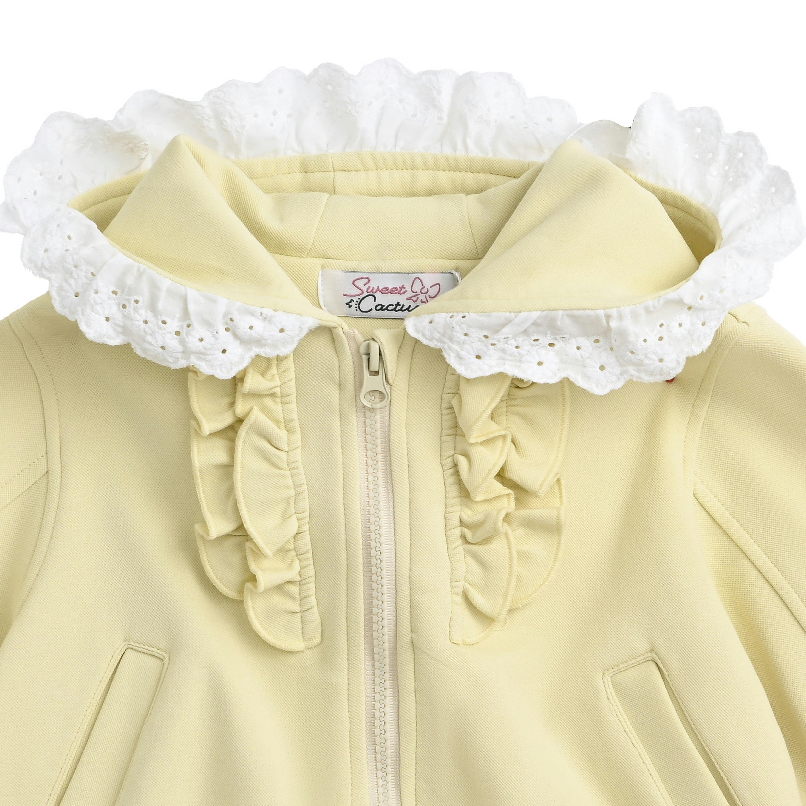 Light Yellow Ruffle Skirt Set