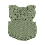Knitted Doll Outfit 15 3/4'' – Romper & Bonnet
