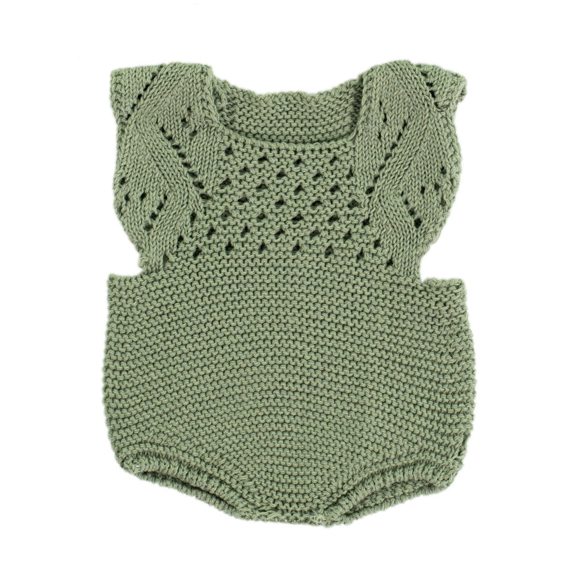 Knitted Doll Outfit 15 3/4'' – Romper & Bonnet