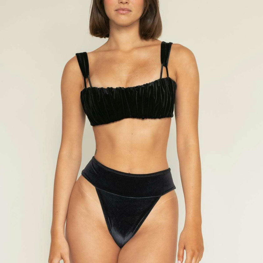 Women's Velvet Tamarindo Binded Bikini Bottom