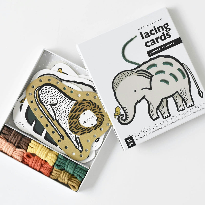 Jungle Lacing Cards