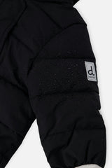Baby Cloud One Piece Snowsuit Adapted For Car Seats Black