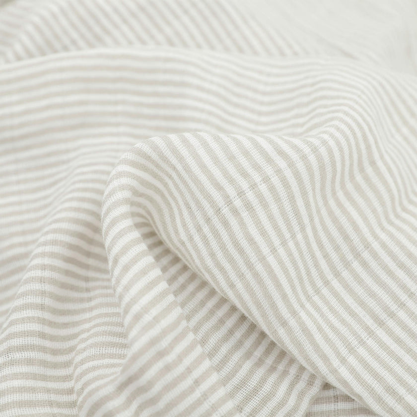 Organic Cotton Muslin Swaddle Blanket 2 Pack - Pewter Planes