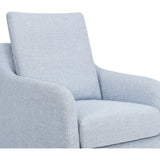 Reese Eco-Linen Slip Cover Swivel Glider