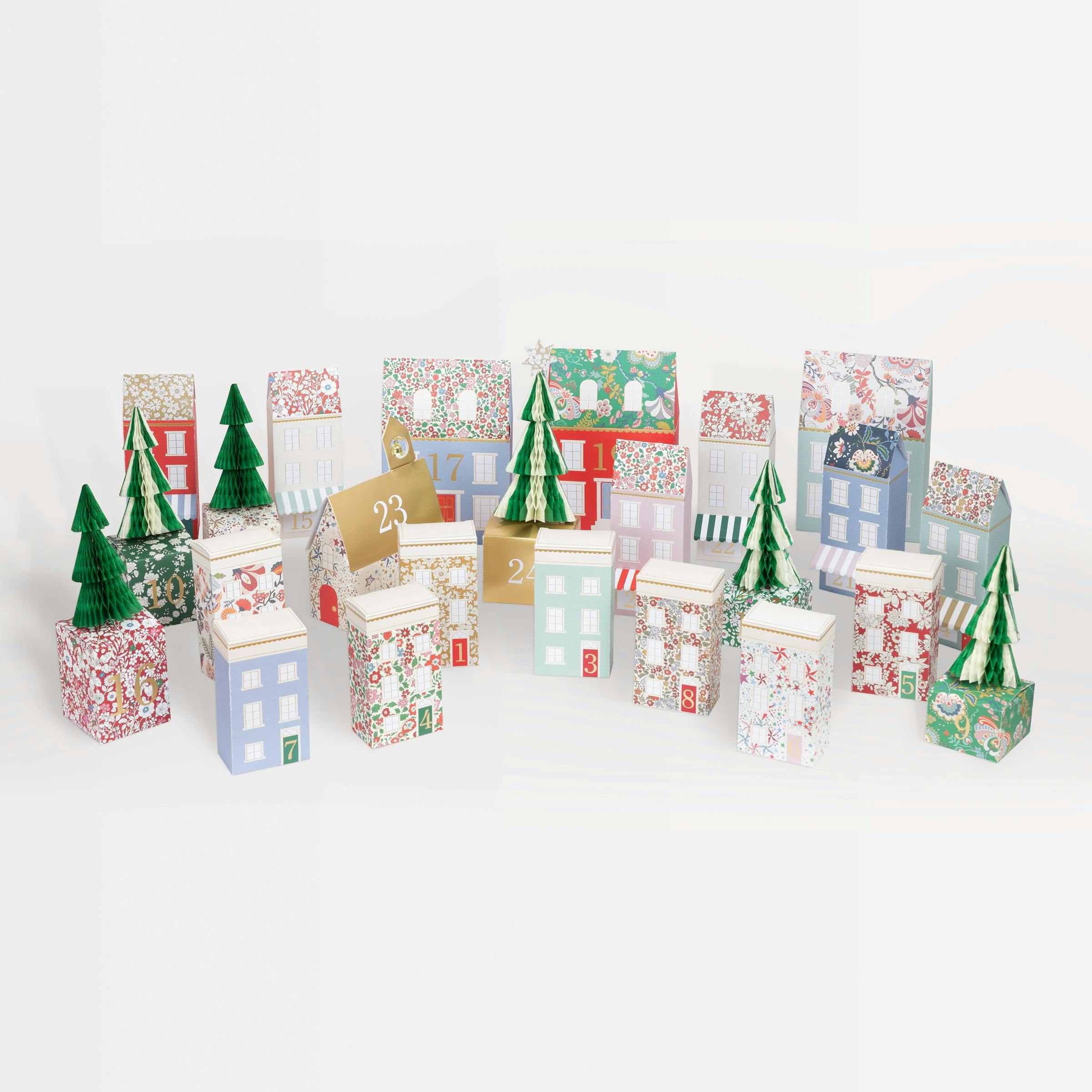 Meri Meri x Liberty Advent Village