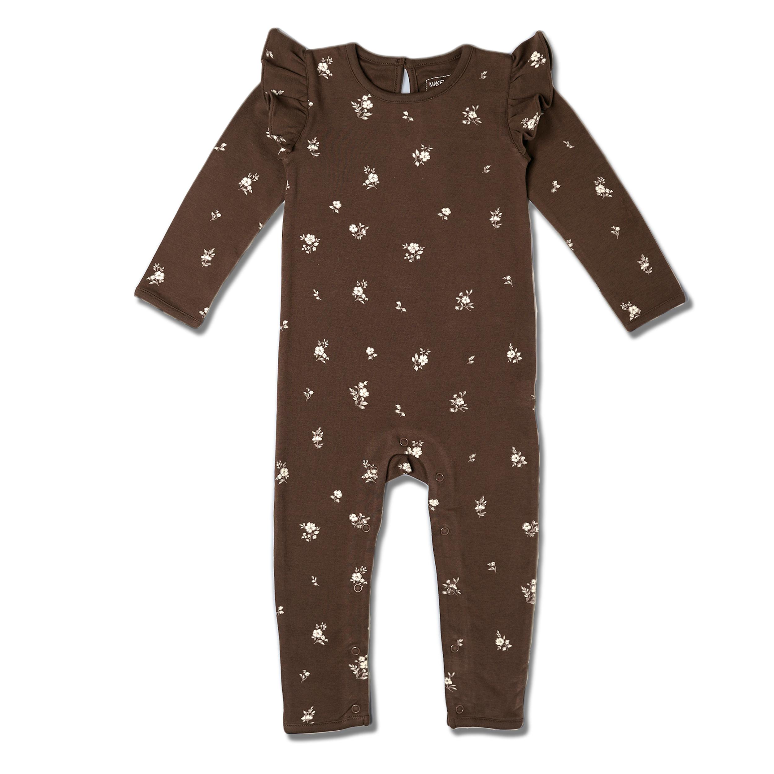 Organic Ruffle Full Sleeve Romper