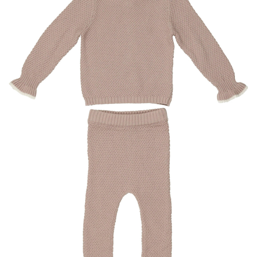 Classy Cuff Sweater & Pant 2-Piece Set