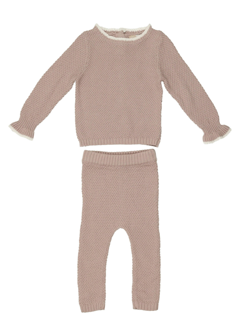 Classy Cuff Sweater & Pant 2-Piece Set