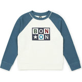 BONTON Logo Baseball Ringer Sweatshirt