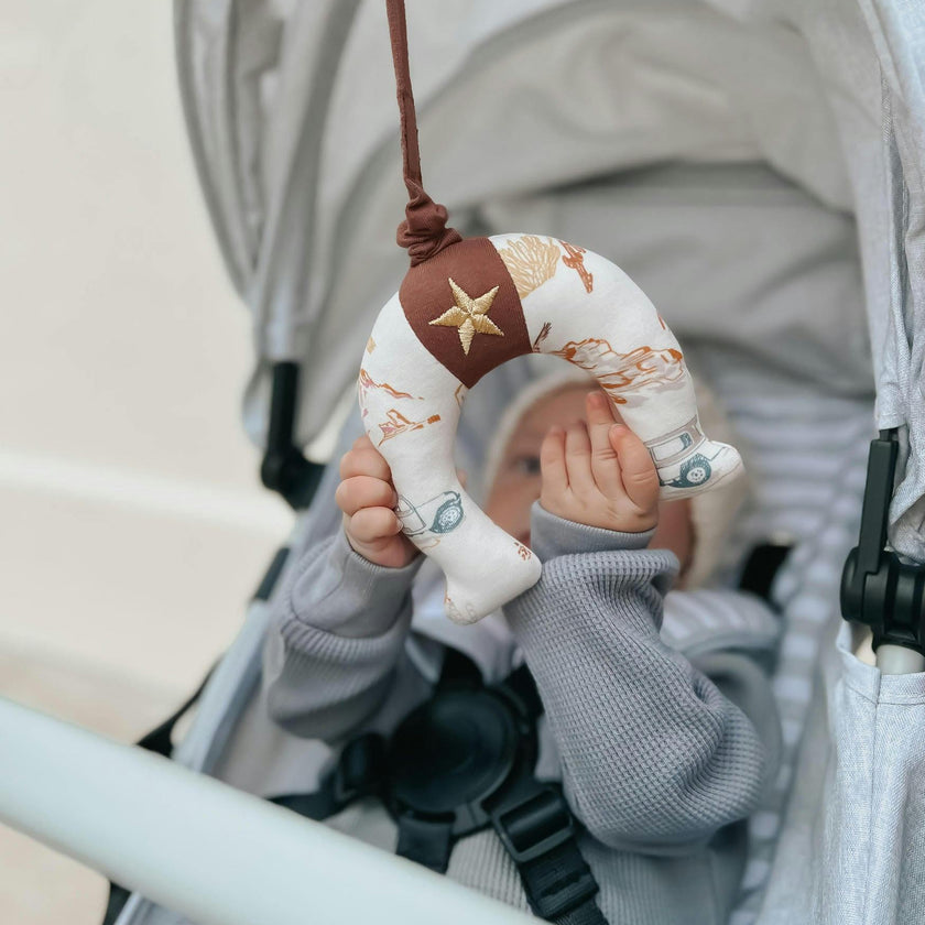 Horseshoe Stroller Toy - Canyon