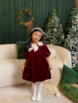 Cotton Velvet Rosemoor Dress