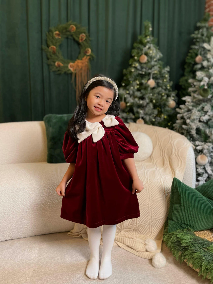Cotton Velvet Rosemoor Dress