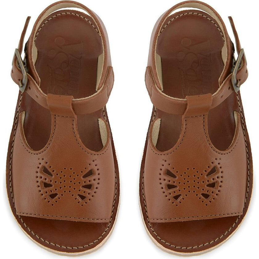 Belle T-Bar Sandal, Brown