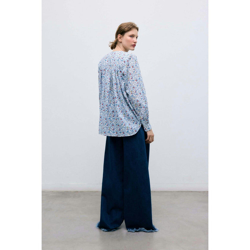 TNS Denim Extra Wide Woman Pant Indigo Denim