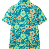 Big Kid Boys Short Sleeve Polo | Sunset Tropics