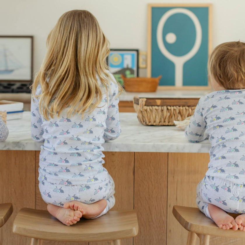 Bunny Love Two Piece Kids Pajamas