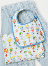 Baby essentials - Up Up and Away Bib, Burp and Wonder Blanket