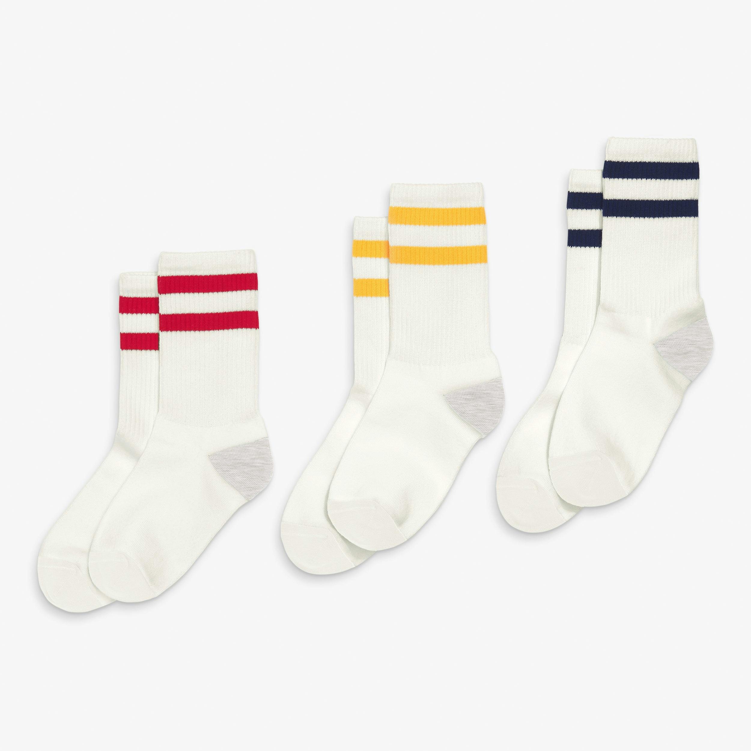Kids athletic sock 3-pack
