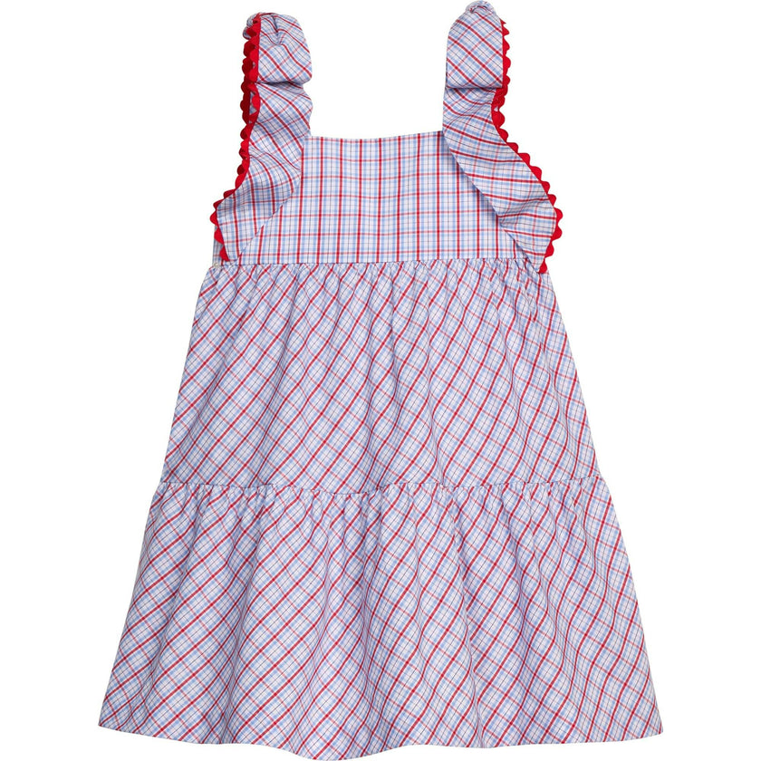 Katherine Dress - Patriotic Plaid