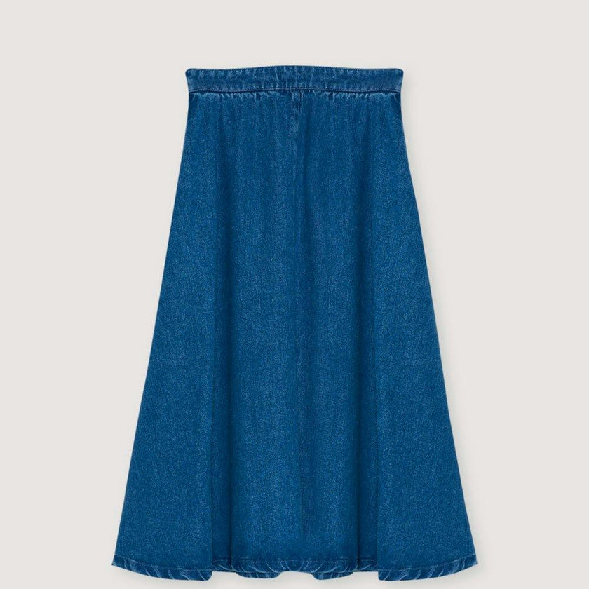 TNS Tencel Woman Skirt Mid Denim