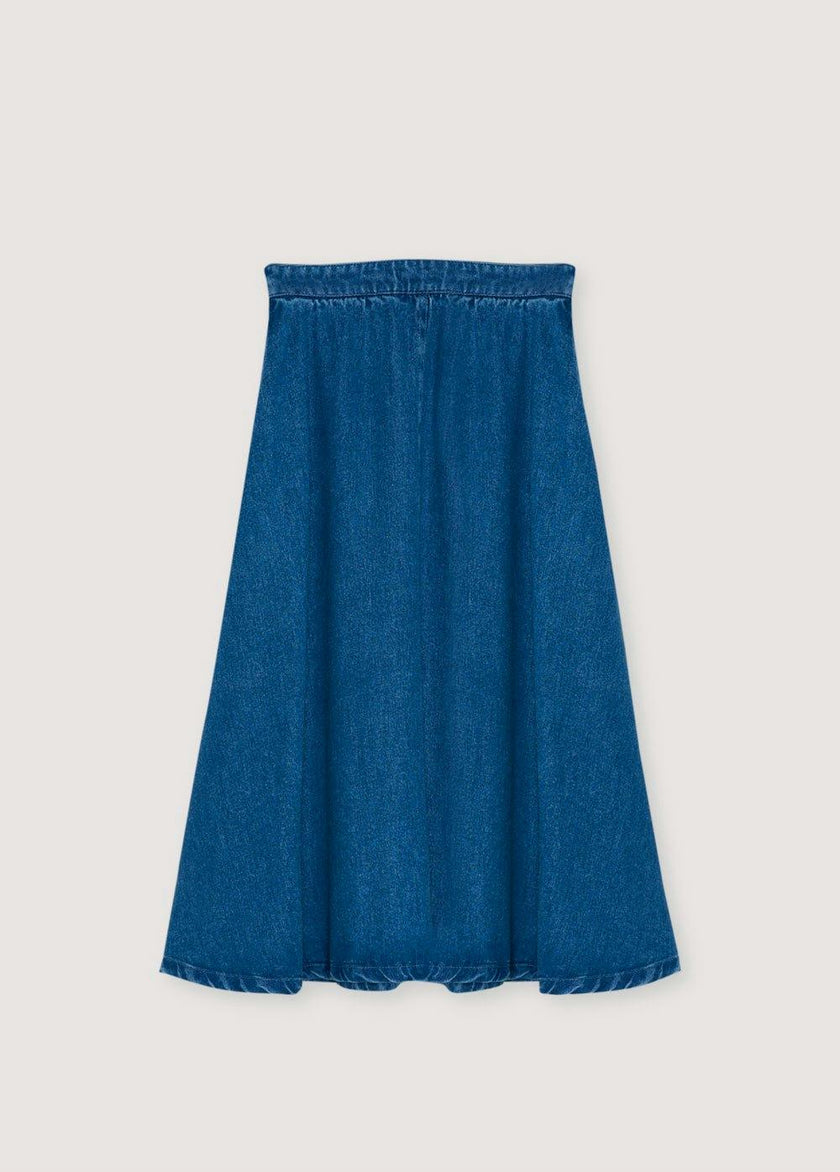 TNS Tencel Woman Skirt Mid Denim
