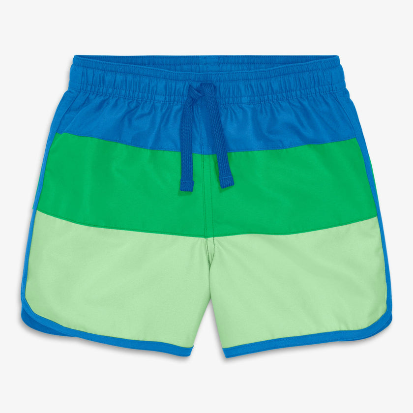 Kids color block board short