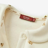 Lil' Mushroom Stretch Fleece Collar Jumpsuit