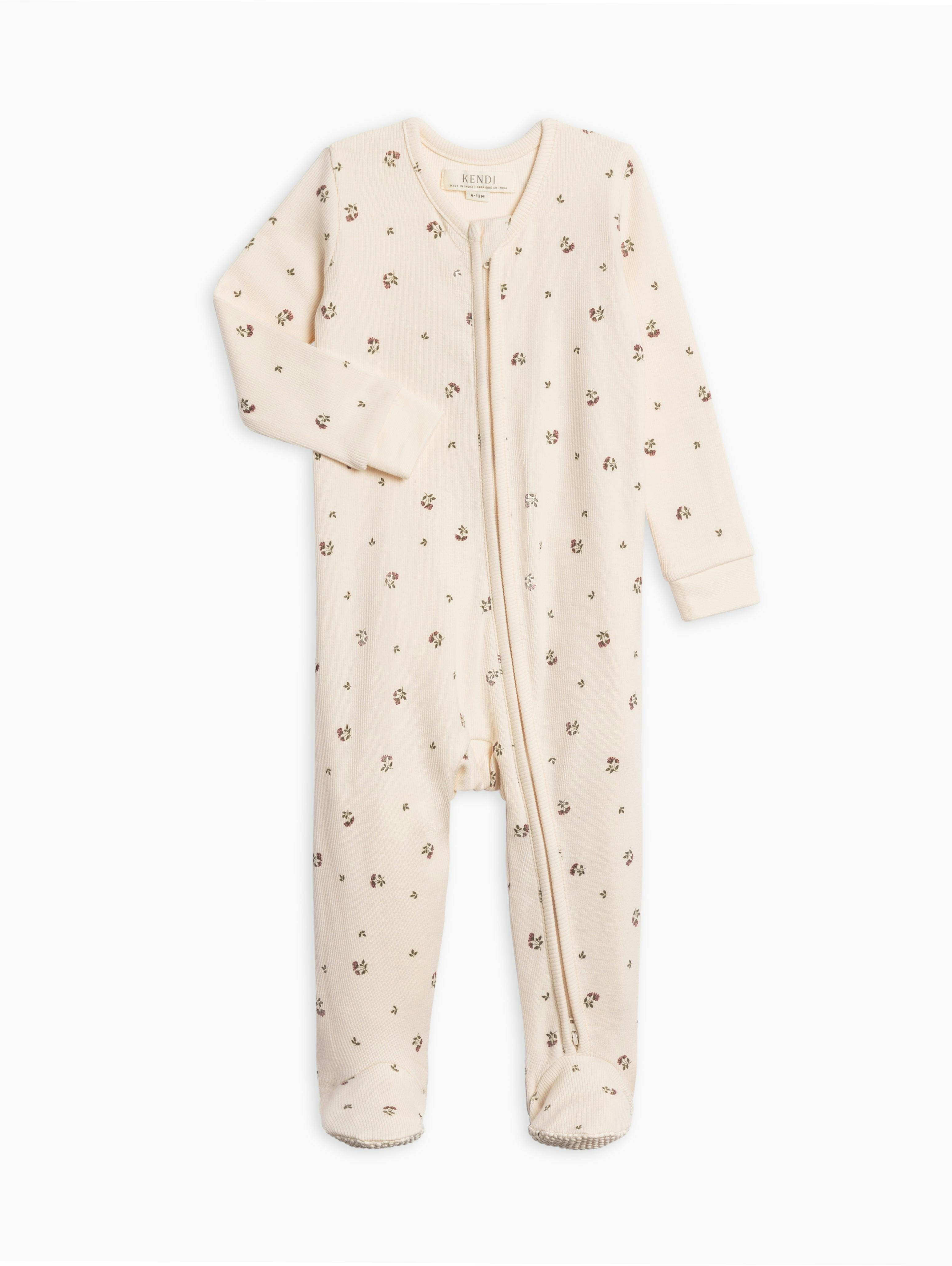 Kit Ribbed Zipper Sleeper
