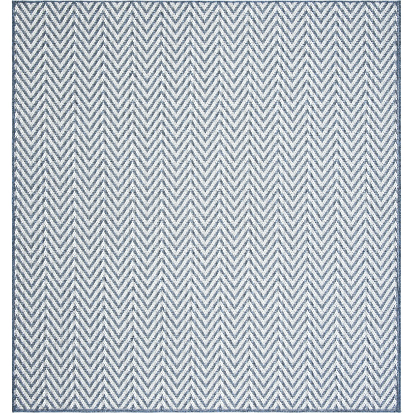 Bermuda Vera Indoor/Outdoor Rug, Blue/cream