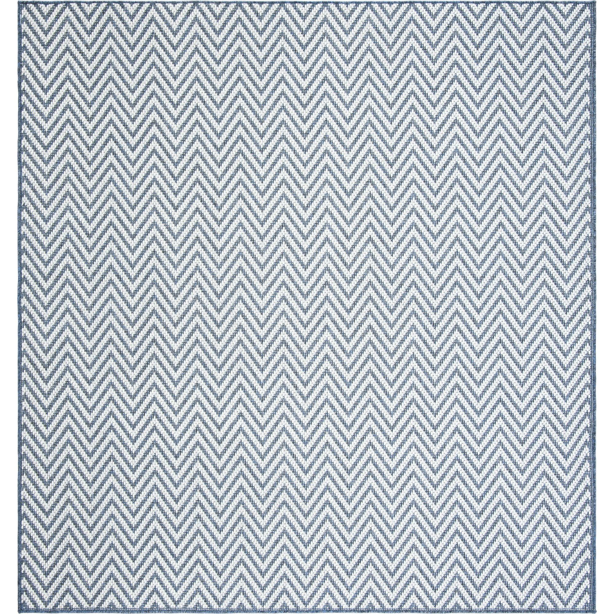 Bermuda Vera Indoor/Outdoor Rug, Blue/cream