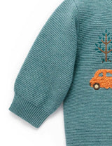 Woodland Jumper Duck Egg Melange
