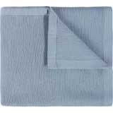 Ribbed Knit Blanket Ecru