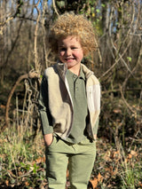 GILT Beige Sherpa Vest