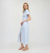 The Jamie Nap Dress - Blue/White Stripe