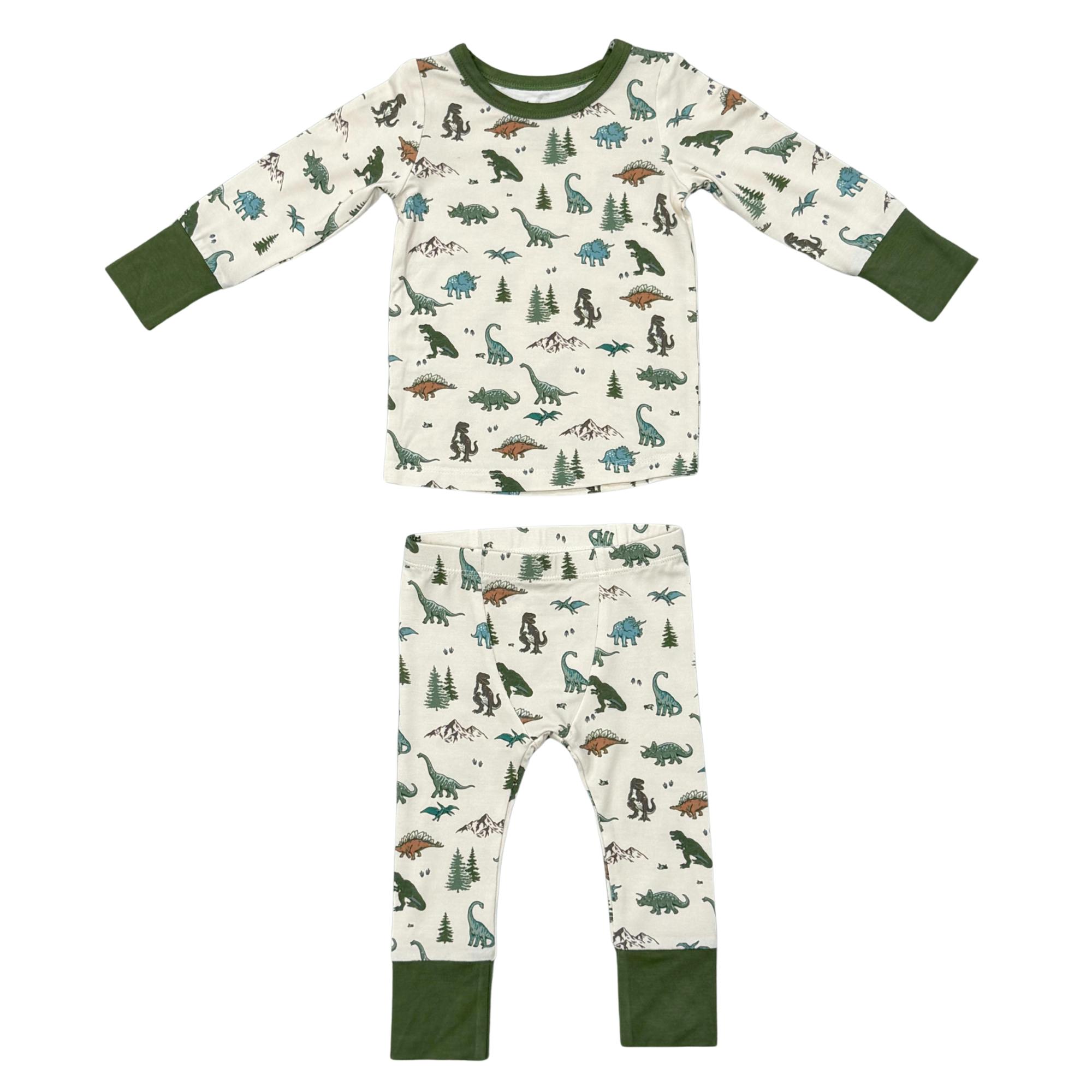 Boys Long Sleeve Lounge Set in Dino Land