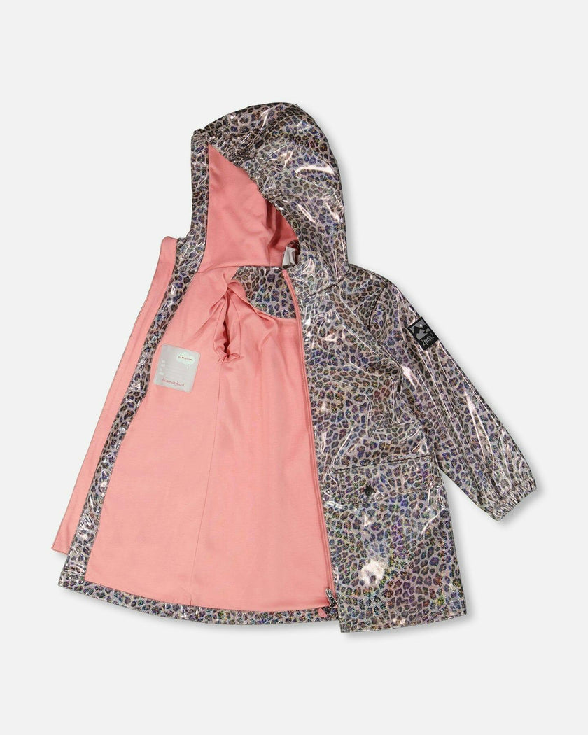 Rain Coat And Hat Set Animal Print
