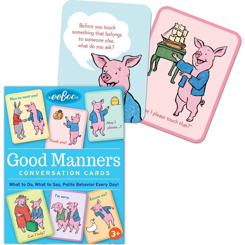Good Manners Conversation Flash Cards