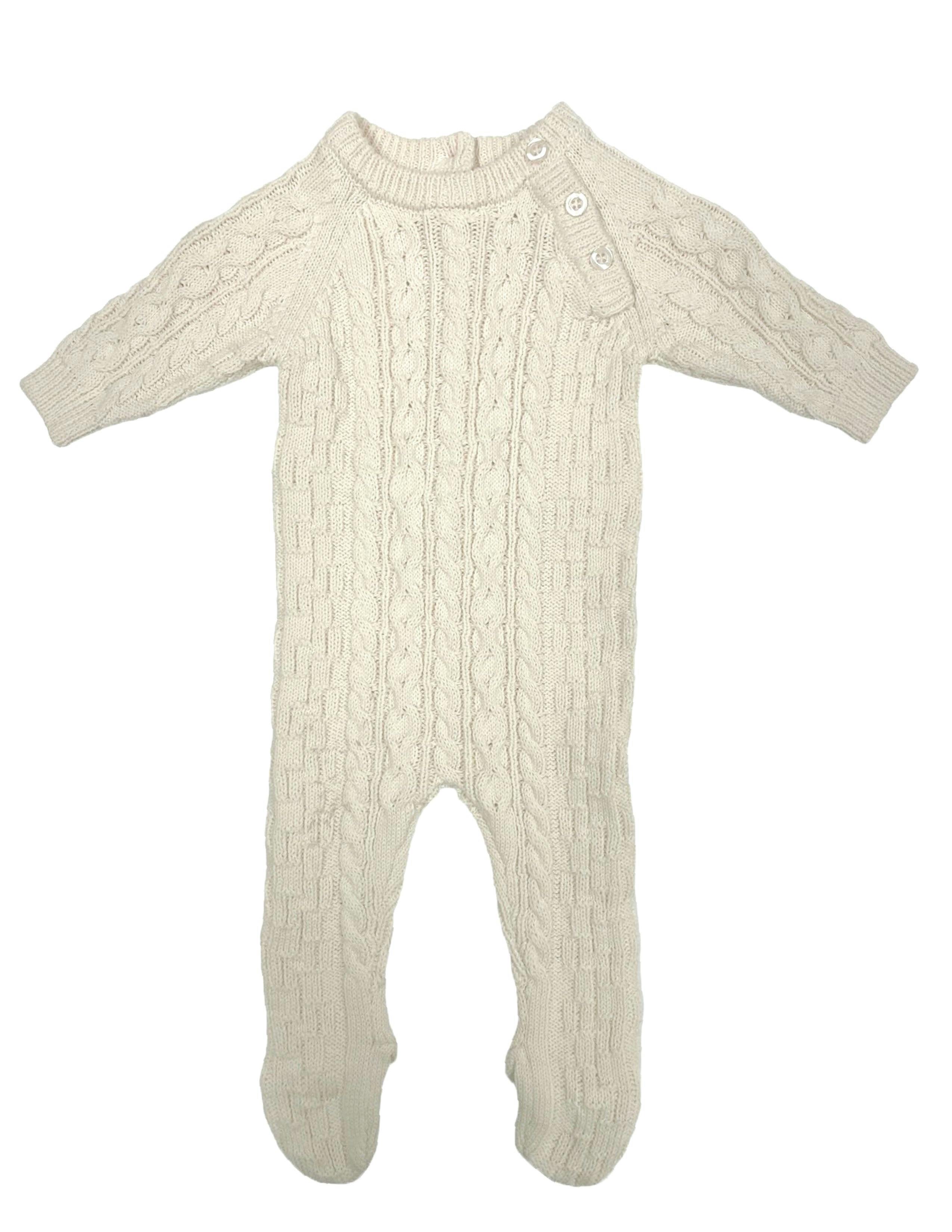 Multi Knit Long Sleeve Footie