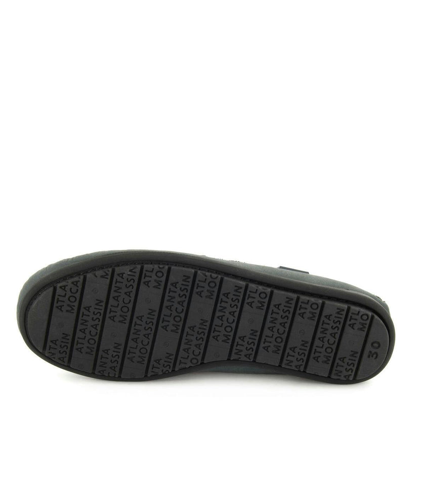 Nubuck Leather Penny Moccasins, Grey